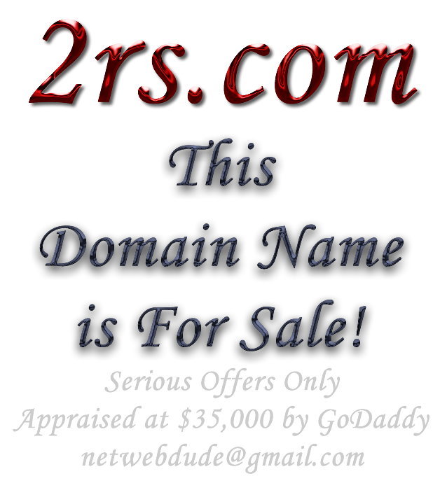 2rs.com For Sale, Domain Name 2rs